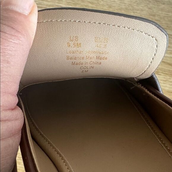 Sam Edelman COLIN Spiced Brandy Leather Penny Loafers Classic Women’s Size 9.5M - Picture 6 of 12